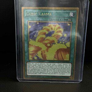 Cubic Karma - MVP1-ENG41 - Gold Rare - 1st Edition The Dark Side of Dimensions M